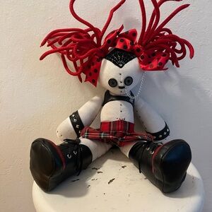 Jaded Jenny Gothic Punk Doll with Red Hair from Hot topic